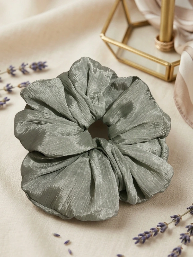 Sage Shimmer Scrunchie