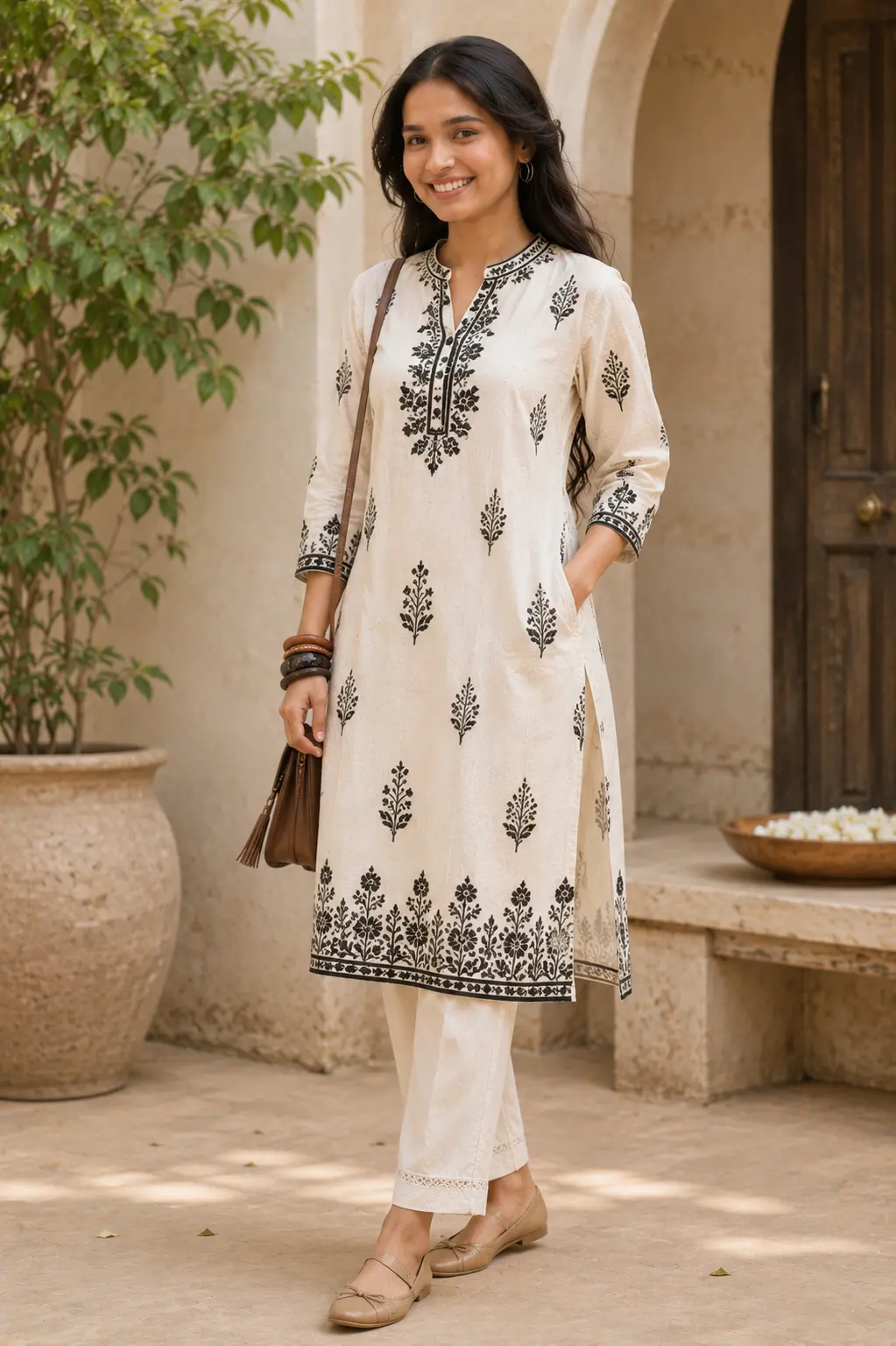 Jiza The Label — hand block-printed kurti